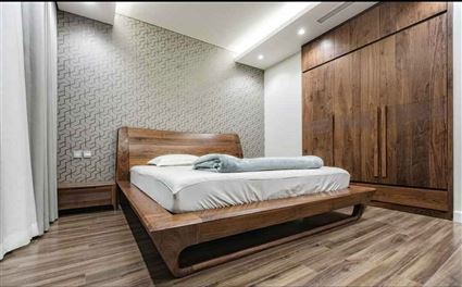 Nội thất phòng ngủ gỗ óc chó