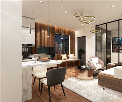 Thiết kế căn Studio Mr Hiếu, thành phố Hạ Long, Quảng Ninh